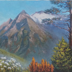 Картина масляными красками на холсте