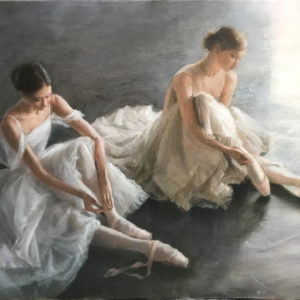 Балерины, картина маслом на холсте