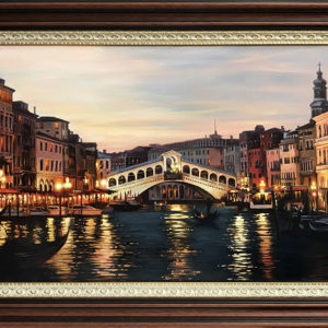 Венеция. Пейзаж маслом на холсте
